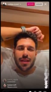 Rodrigo Mussi abriu uma live em seu Instagram para falar sobre a sua participação no BBB22 (Foto: Reprodução / Instagram) Rodrigo Mussi abriu uma live em seu Instagram para falar sobre a sua participação no BBB22 (Foto: Reprodução / Instagram)