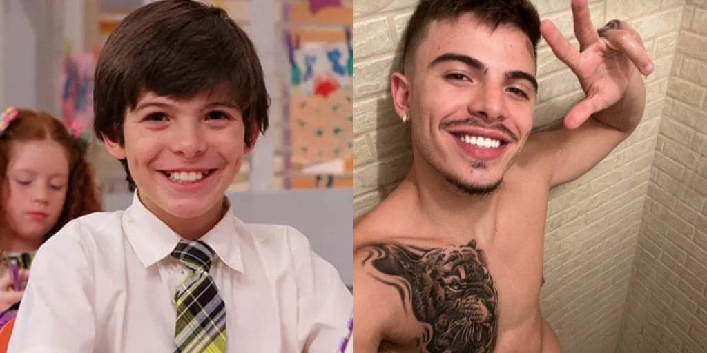 Thomaz Costa, que brilhou criança em Carrossel, divulga foto pelado e deixa parte íntima dura e exposta
