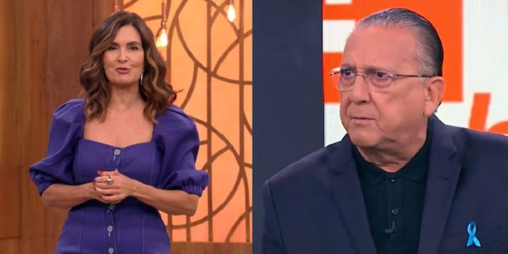Fátima Bernardes debocha de Galvão Bueno ao vivo, após ver comentarista ser anunciado na Band: “Para que?”