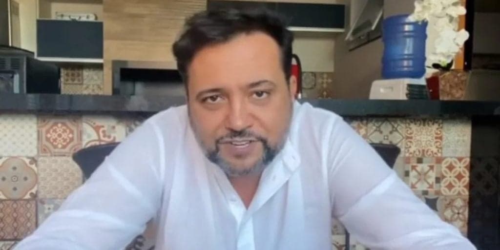 Geraldo Luís surge com rosto deformado, culpa procedimento estético e se enfurece: "Puta que p@ri#"