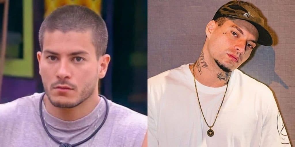 Felipe Ret chama Arthur Aguiar de psicopata e fãs do ator detonam a internet: 'Cada um oferece o que tem'