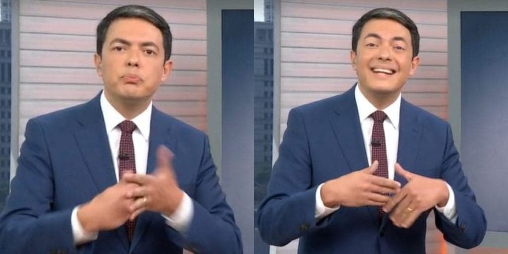 "Tá nem aí", âncora da Globo se revolta, bate as mãos no estúdio ao vivo e áudio é derrubado às pressas