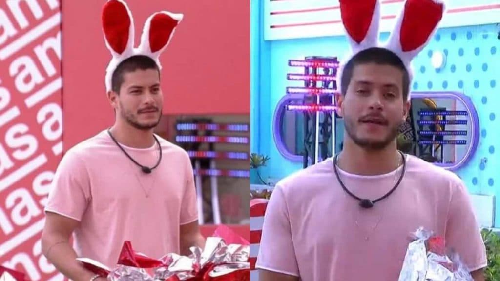 BBB22: Arthur Aguiar surpreende em ação de Páscoa e nega presente para Maíra e Sophia: "Nenhum pra elas"