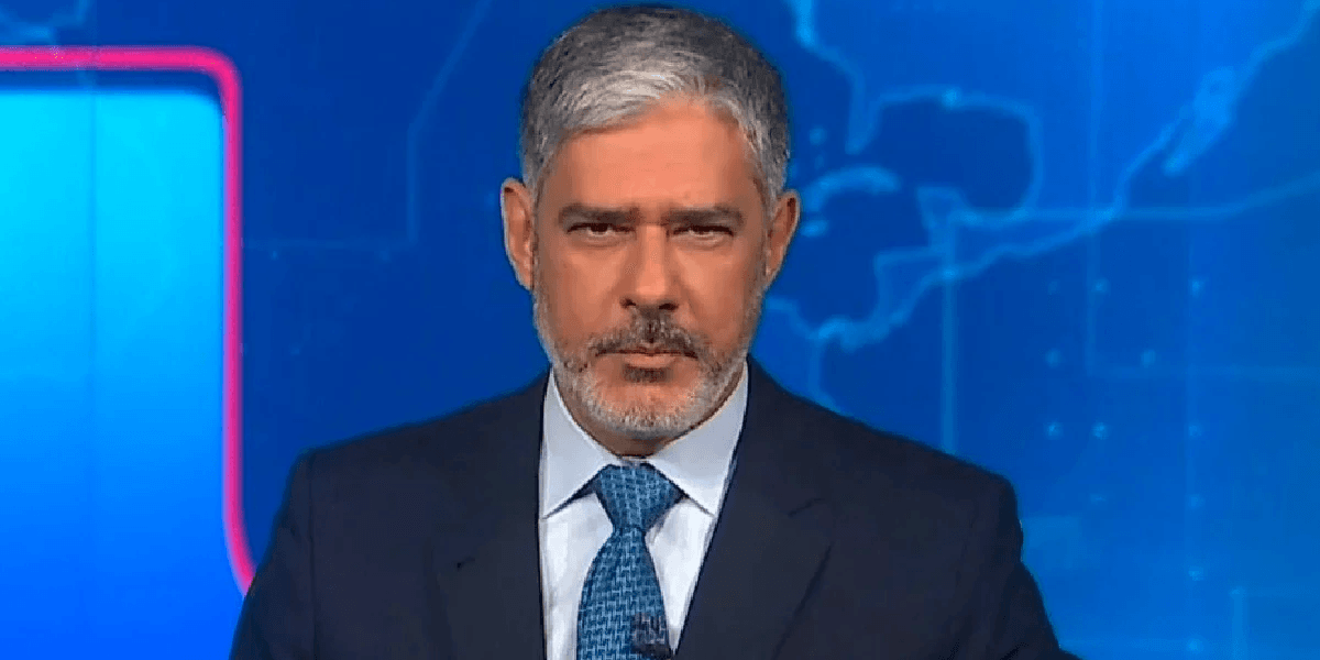 William Bonner no Jornal Nacional (Foto: Reprodução)
