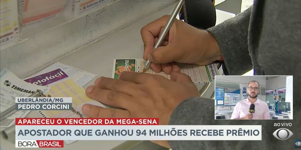 "Aconteceu", Joel Datena expõe ganho de prêmio da mega-sena e não esconde choque na Band: "R$94 milhões"
