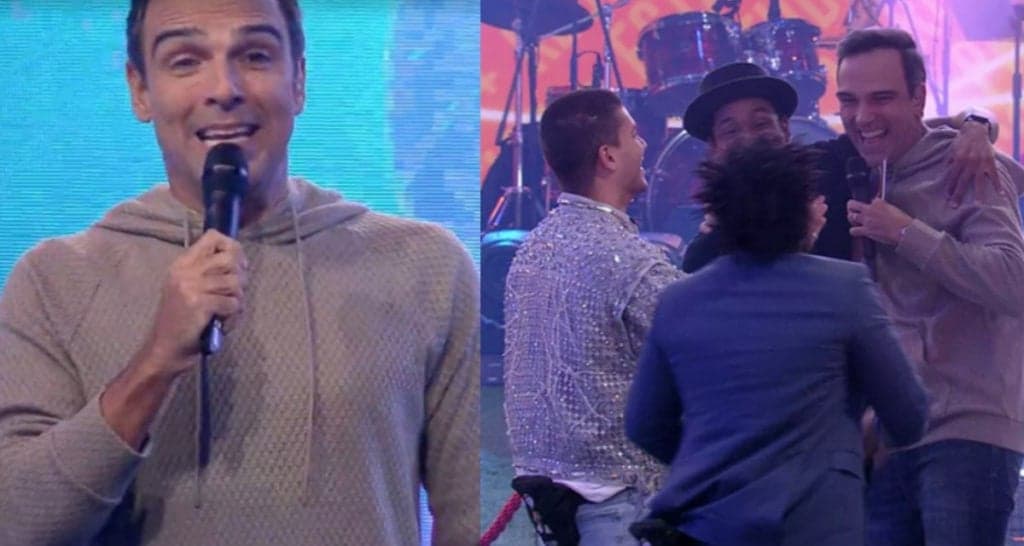 BBB22: Tadeu Schmidt quebra protocolo da Globo na final do reality e corre para o abraço com os brothers