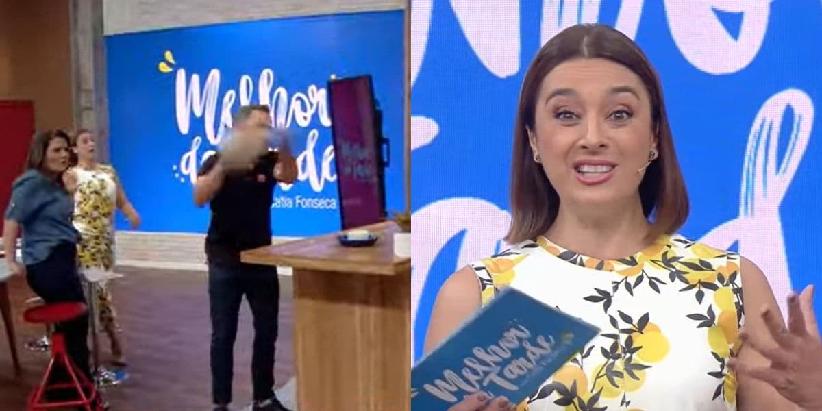 "Não está dando", Colunista de Catia Fonseca surta, quebra estúdio e MDT sai do ar: "Está tendo um ataque" "Não está dando", Colunista de Catia Fonseca surta, quebra estúdio e MDT sai do ar: "Está tendo um ataque"