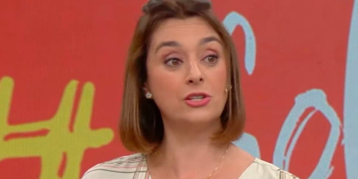 Cátia Fonseca surpreendeu na Band (Foto: Reprodução)