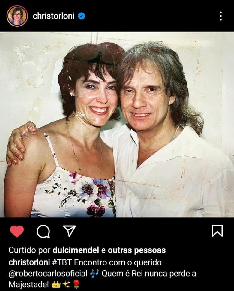 Christiane Torloni, Roberto Carlos
