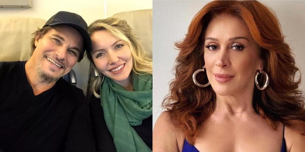 A relação da atual esposa de Edson Celulari com Claudia Raia