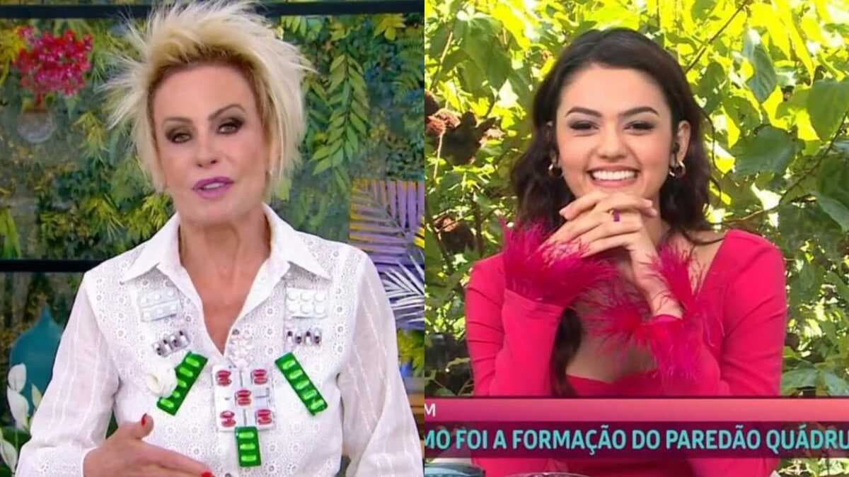 BBB22: Eslovênia participou do Mais Você, com Ana Maria Braga (Foto: Reprodução/Montagem) BBB22: Eslovênia participou do Mais Você, com Ana Maria Braga (Foto: Reprodução/Montagem)