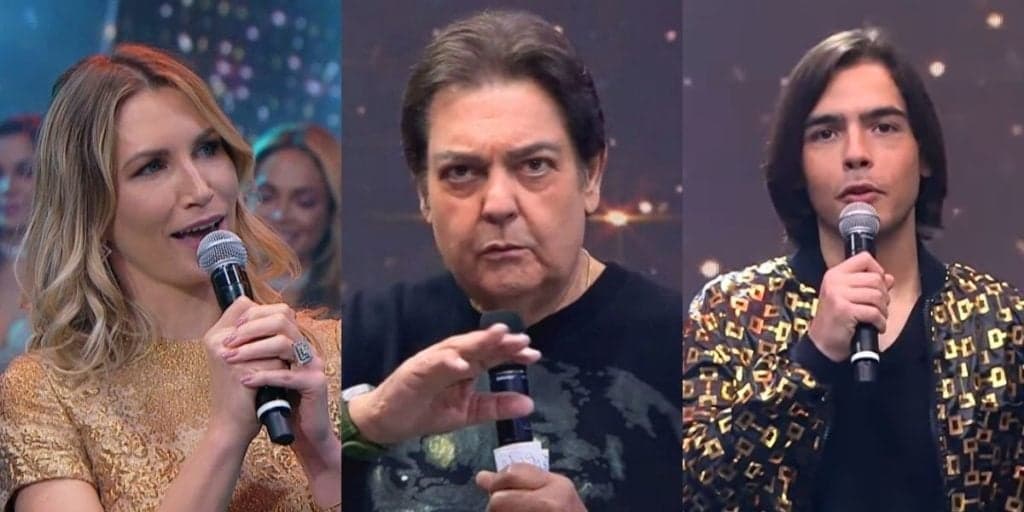 Faustão humilha filho na Band por namoro em frente à multidão e Anne intervém: "Devia ter vergonha"