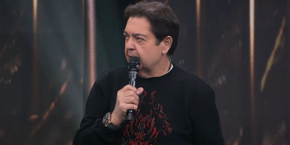 Faustão teria ficado de olho em Sandra Annenberg (Foto: Reprodução/Band)