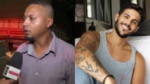 O motorista de aplicativo Kaique Reis conduzia o ex-BBB22 (Foto: Reprodução / Internet)