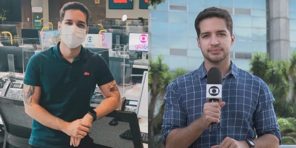 Repórter Gabriel Luiz é famoso pelo trabalho na TV e pela espontaneidade nas redes sociais (Foto: Reprodução/Instagram/TV Globo)