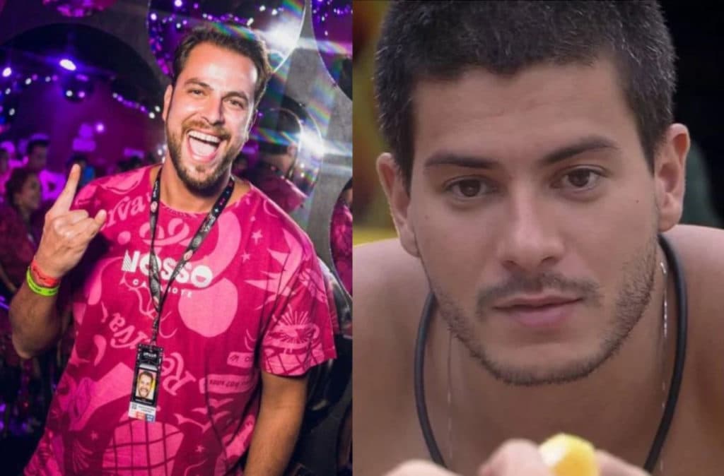 BBB22: Gustavo alfineta Arthur em camarote na Sapucaí e é detonado na web: "Chora de barriga cheia"