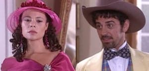 Lindinha (Vannessa Gerbelli) terá de se humilhar para namorar Januário (Taumaturgo Ferreira) em 'O Cravo e a Rosa' (Foto: Reprodução / Globo) Lindinha (Vannessa Gerbelli) terá de se humilhar para namorar Januário (Taumaturgo Ferreira) em 'O Cravo e a Rosa' (Foto: Reprodução / Globo)