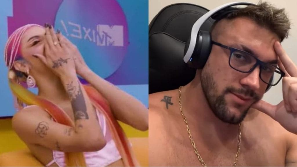 Pabllo Vittar escancara cantadas de Arthur Picoli no privado das redes sociais e ele nega: "Para de show"