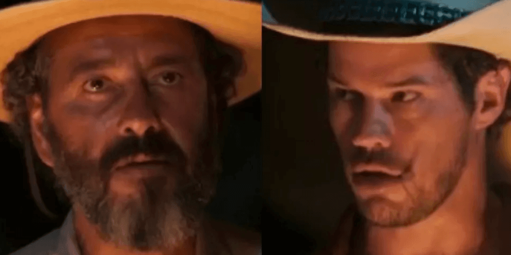 Zé Leôncio se revolta com Tibério, quebra o silêncio e revela filho fora do casamento: "É meu"