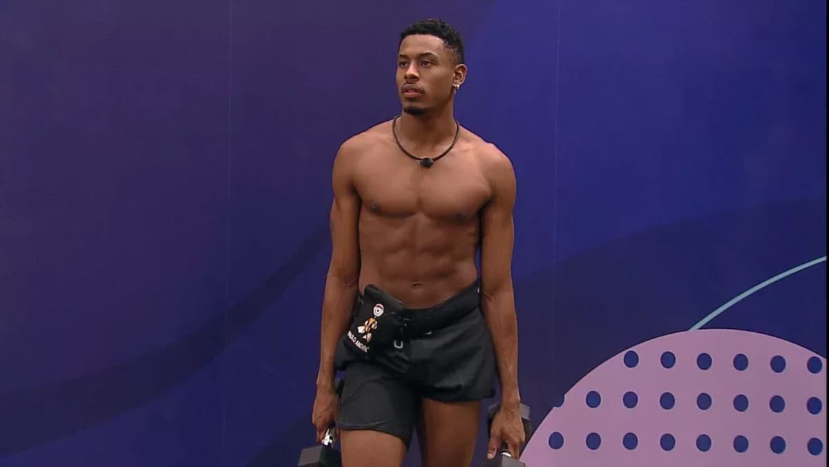 BBB22: Gustavo afirma que Paulo André é muito gostoso (Foto: Reprodução)