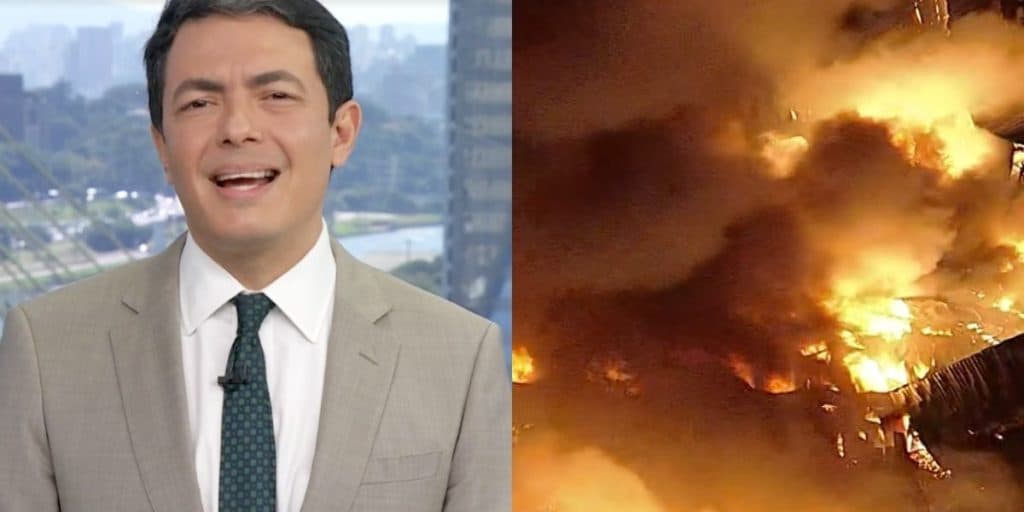 Alan Severiano abre SP1 às pressas, anuncia incêndio brutal na Globo e o pior: "Destruiu completamente"