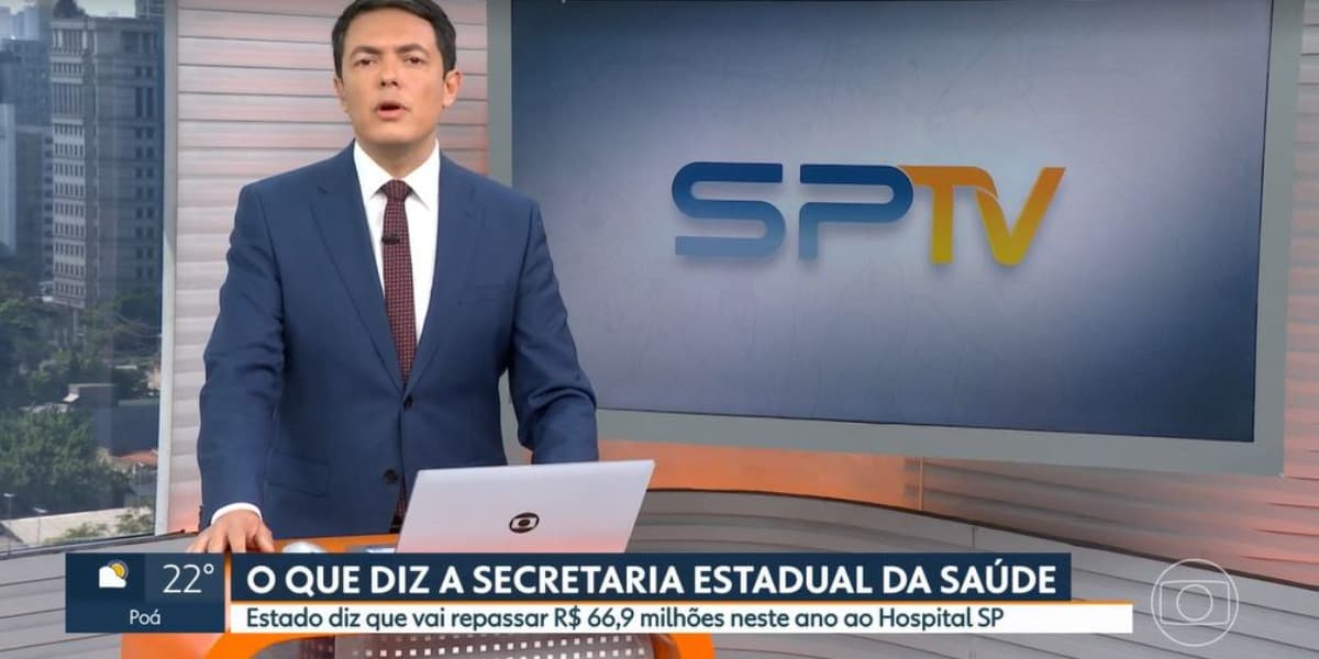 Falha técnica aconteceu no "SP1" (Foto: Reprodução/TV Globo)