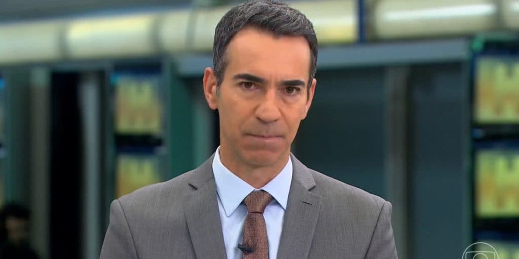 César Tralli entra na Globo às pressas, dá notícia de partir o coração ao vivo e confirma: "Mortos"