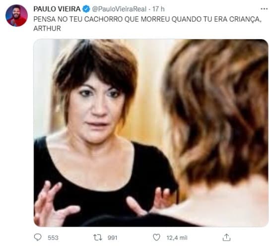 Publicações de Paulo Vieira nas redes sociais (Foto: Reprodução/Twitter) Publicações de Paulo Vieira nas redes sociais (Foto: Reprodução/Twitter)
