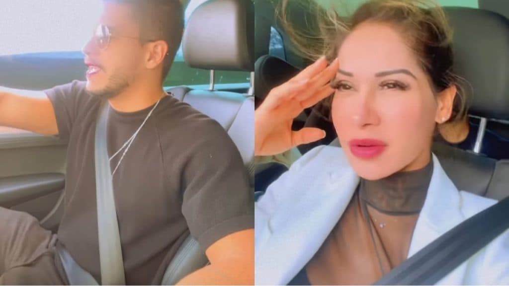 Arthur Aguiar e Maíra Cardi vão à culto fazer 'descarrego' e surgem em fotos orando fortemente: "Primeira vez"