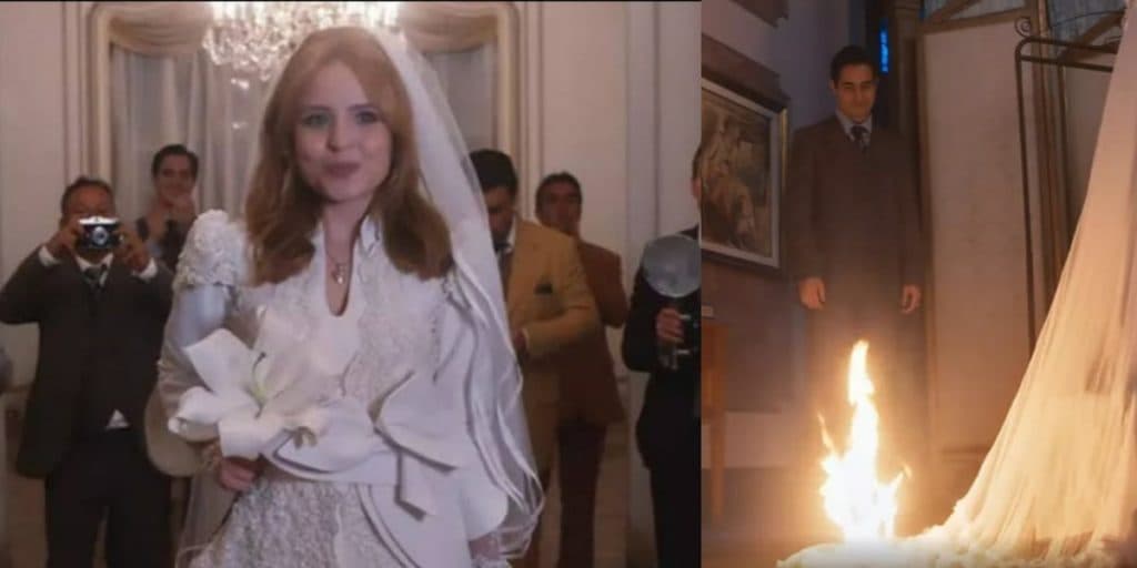 Além da Ilusão: Joaquim arma plano diabólico e sabota desfile só para ver Isadora montada de noiva