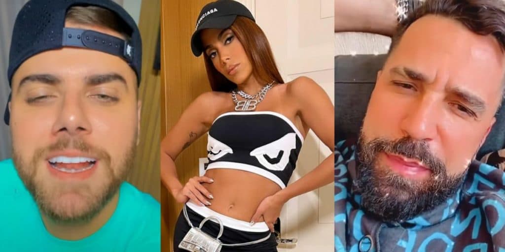 A máscara caiu! Zé Neto e Latino tem fotos expostas após criticarem Anitta: "Hipócritas"