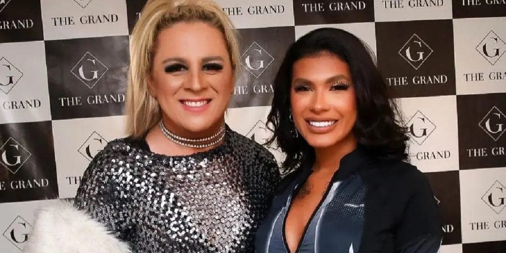 “Ela é muito querida”, diz Rodrigo Apresentador após abrir show de Pocah em Balneário Camboriú (SC)