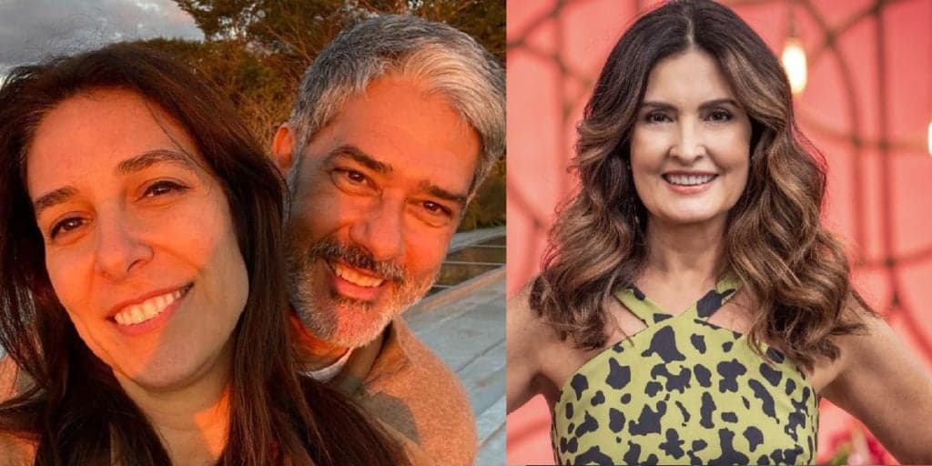 Esposa de William Bonner compartilha meme e relata: "Já contei que terminei um namoro por causa disso?"