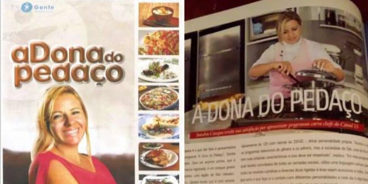 Sandra Rodrigues Campos teve programa chamado "A Dona do Pedaço" (Foto: Reprodução) Sandra Rodrigues Campos teve programa chamado "A Dona do Pedaço" (Foto: Reprodução)