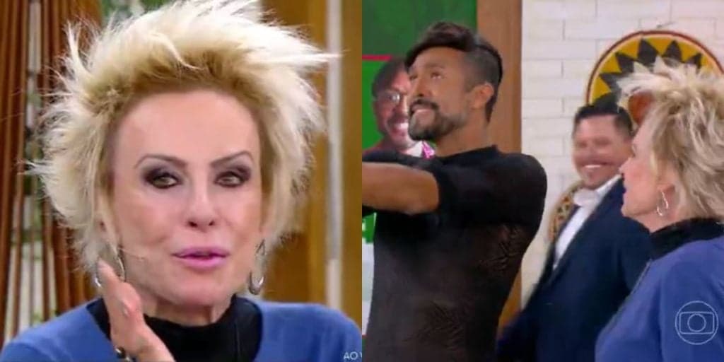 "Fod*", Ana Maria é surpreendida com baixaria ao vivo, Louro sai do personagem e dá bronca: "Devagar"