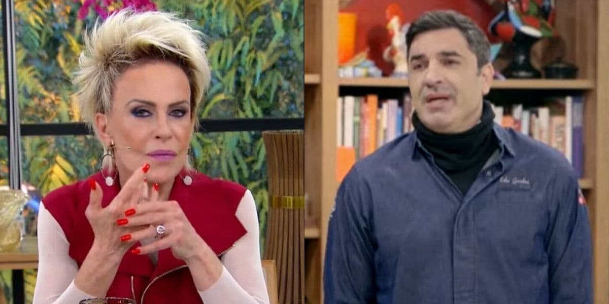 "Fez tanta coisa junto", Ana Maria assume sentimentos por Edu Guedes na Band e faz ele chorar: "Te amo" "Fez tanta coisa junto", Ana Maria assume sentimentos por Edu Guedes na Band e faz ele chorar: "Te amo"