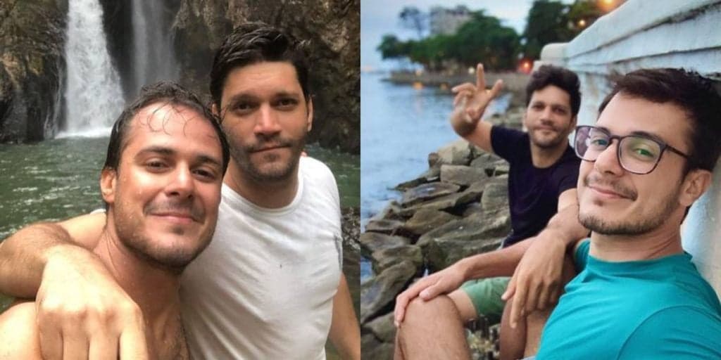 Armando Babaioff ganha declaração do namorado gato e público fica pasmo com romance dos bonitões