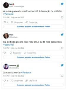 Web ficou em polvorosa com o primeiro beijo de Juma (Alanis Guillen) e Jove (Jesuita Barbosa) em Pantanal (Foto: Reprodução / Globo)