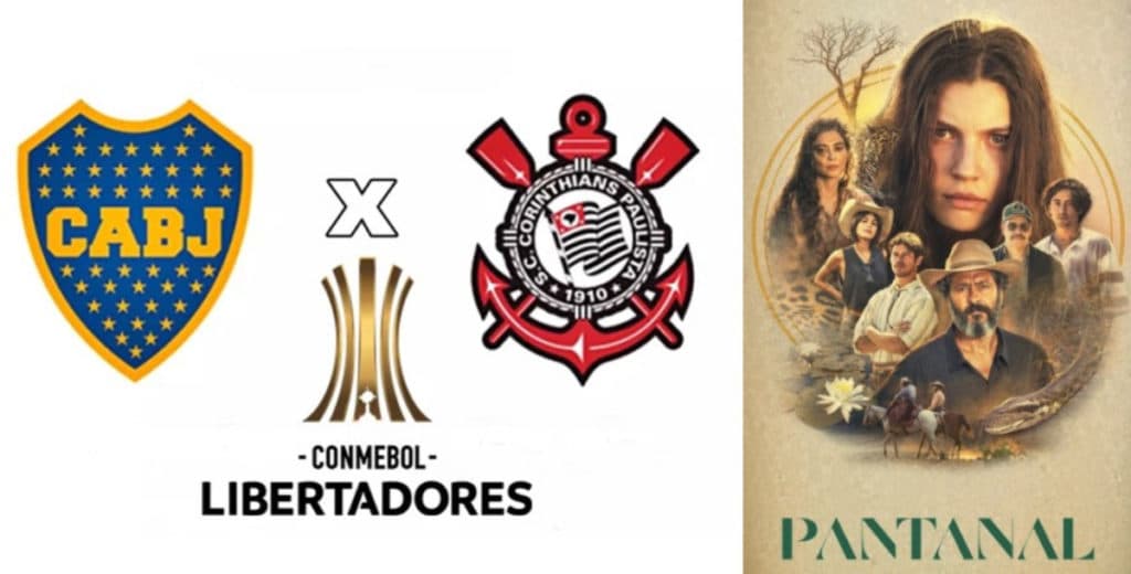 Com Libertadores, SBT tira público da Record e Pantanal continua com o ibope nas alturas na Globo