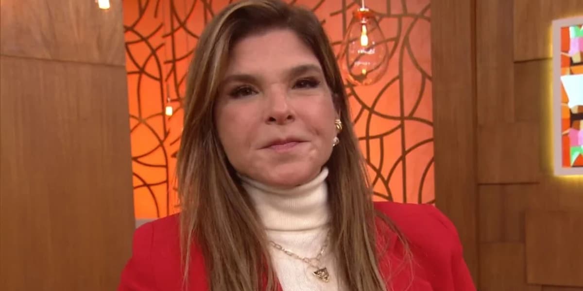 Cristiana Oliveira no Encontro com Fátima Bernardes (Foto: Reprodução)
