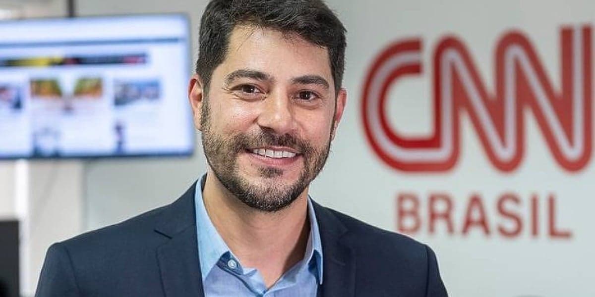 O jornalista Evaristo Costa em sua antiga emissora O jornalista Evaristo Costa em sua antiga emissora