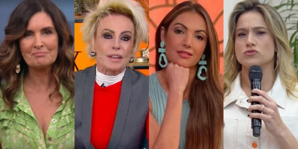 Passada de perna e salário: Globo não se importa em esconder ódio e desprezo entre apresentadoras