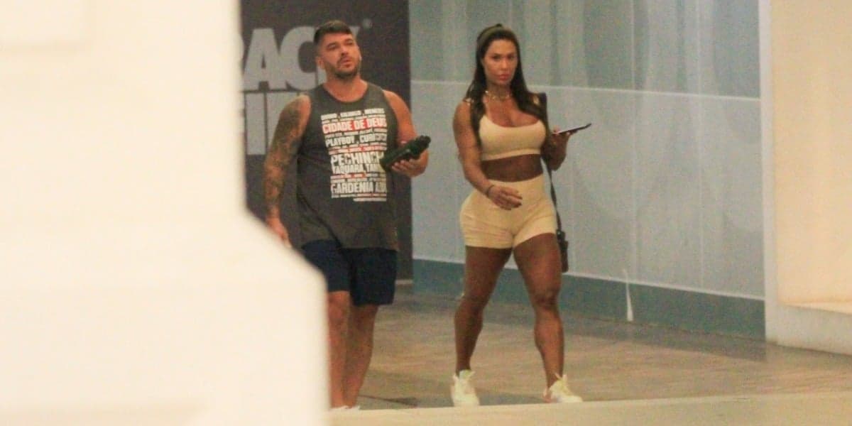 Gracyanne Barbosa é visto deixando academia na Barra da Tijuca - Foto - Fabricio Pioyani/AgNews
