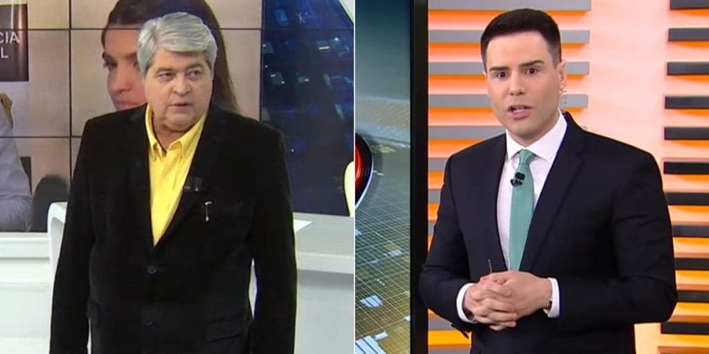 Datena, após chamar Luiz Bacci de mentiroso, volta a atacar jornalista e explode ao vivo: "Vai crescer''