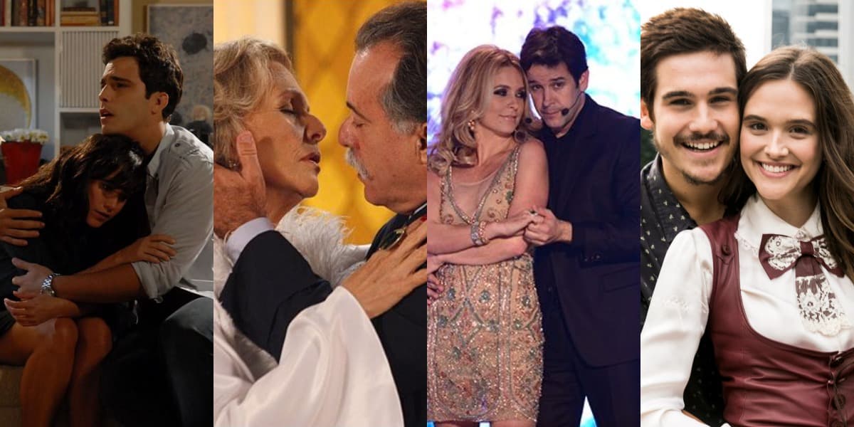 "Tempos Modernos", "Guerra dos Sexos", "Geração Brasil" e "O Tempo Não Para" (Foto: Divulgação/TV Globo) "Tempos Modernos", "Guerra dos Sexos", "Geração Brasil" e "O Tempo Não Para" (Foto: Divulgação/TV Globo)