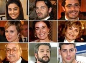 Parte do elenco de 'A Favorita' (Foto: Reprodução / Globo) Parte do elenco de 'A Favorita' (Foto: Reprodução / Globo)
