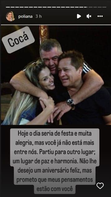 Poliana Rocha lamenta morte de colega da família - Foto: Reprodução