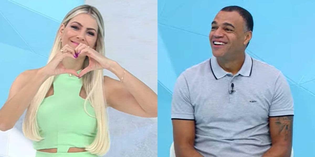 "Está na hora", Renata Fan vê Denílson chegar ao Jogo Aberto, expõe intimidade e relação: "Namorado"