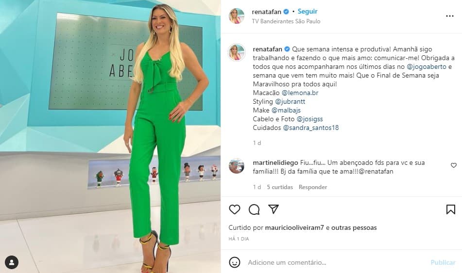 Renata Fan (Foto: Reprodução)