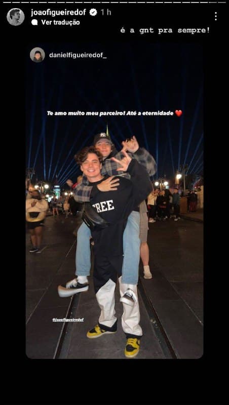 Daniel se derreteu por João Figueiredo (Foto: Reprodução/ Instagram)